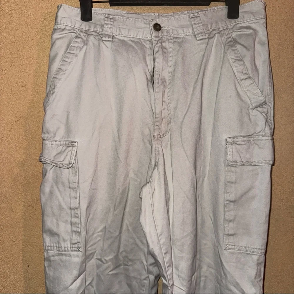 Haggar Men's Light Gray Cargo Pants